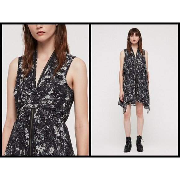 💕ALLSAINTS💕 Jayda Lisk Dress Medium NWT - Picture 4 of 8